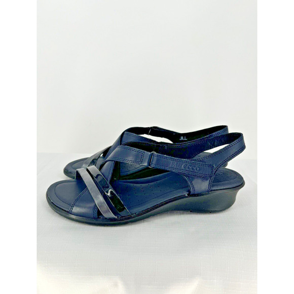 ECCO Women's Felicia Sandals Marine-Black EU 41, US 10-10.5 - Picture 8 of 13